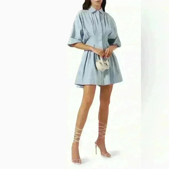 NWT Just Been Queen Teagan Cotton Denim Dress - Picture 1 of 6